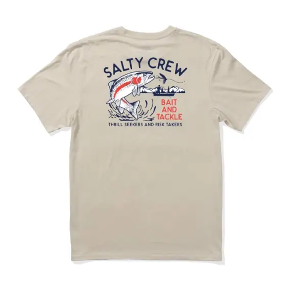 Salty Crew Fly Trap Premium S/S Tee Moonbeam - S Hoge Kwaliteit