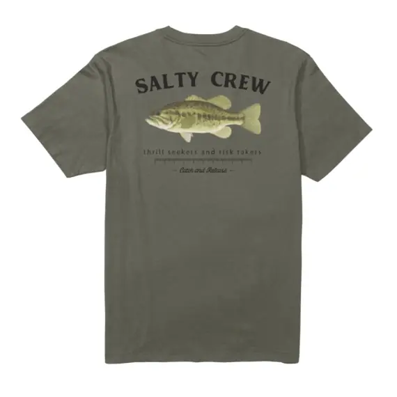 Voordeelprijs Salty Crew Bigmouth Premium S/S Tee Dusty Olive - S