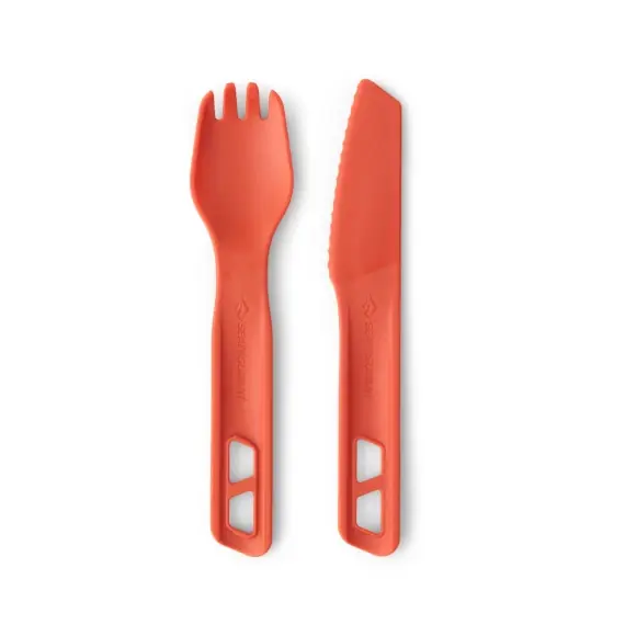Bestel Nu Sea To Summit Passage Cutlery Set 2pcs Orange