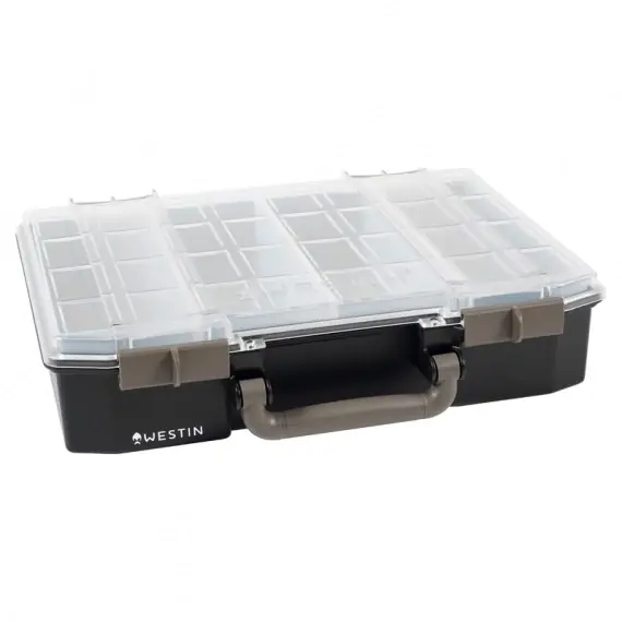 Westin W6 Lure Vault 79x337x278 Incl. 4 inserts Black/Clear Shop Nu