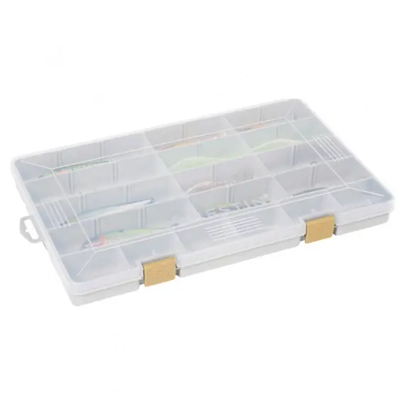 Westin W3 Tackle Box 35,5x22,5x3,5cm Grey/Clear Populair