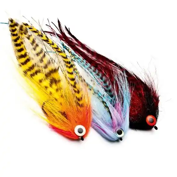 Bauer Pikefly deceiver 4/0 Single Hook, Black Death Favoriet
