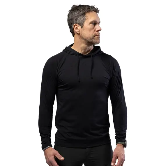 Nieuw Beyond Nordic BN213 M's Light Merino Hoodie Onyx Black - XS