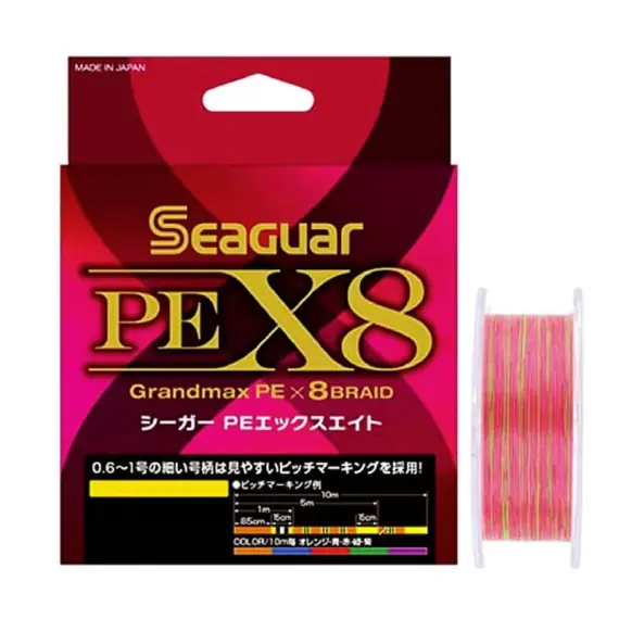 Koop Vandaag Seaguar PE X8 Grandmax 200m Multicolor - 0.37mm