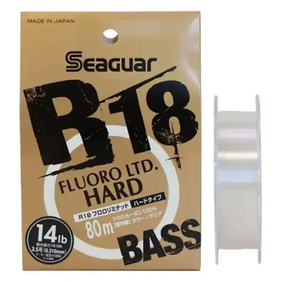 Seaguar R18 Fluoro LTD Hard Bass 80m 16lb 0.33 Must-Have