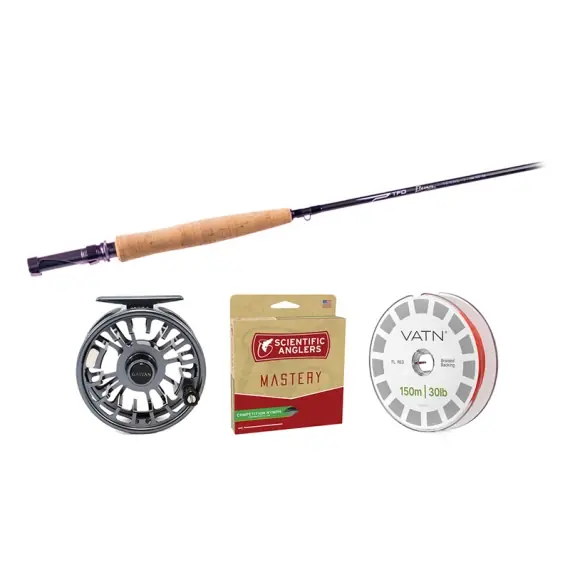 Aanbieding TFO Elevare Nymph Fly Combo - 10' #3