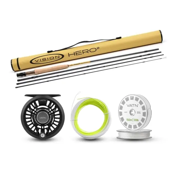 Betaalbaar Vision Trout HERO² / M2 Allround Taper+ Flugset - 9'6'' #7
