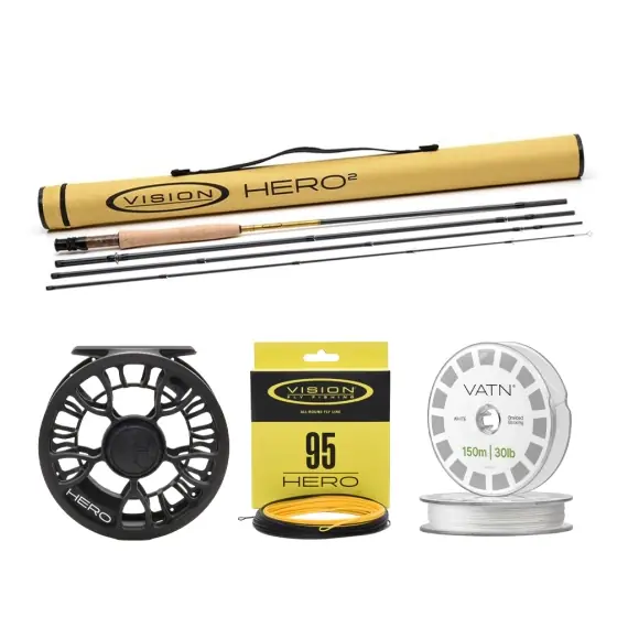 Vision Trout HERO² Flugset 9' - #4 Shop Nu