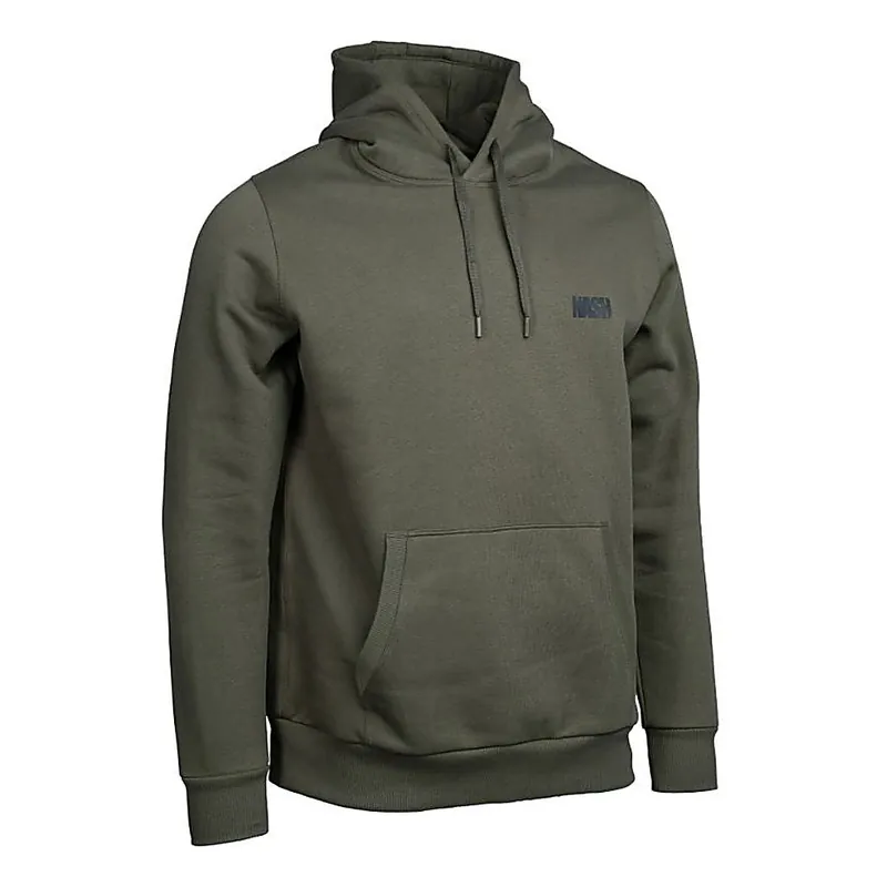 Rechtstreeks Van De Fabrikant Nash Make It Happen Carp Logo Hoody Green - L
