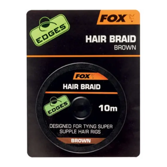 Fox Edges Hair Braid brown 10-pack Finale Uitverkoop