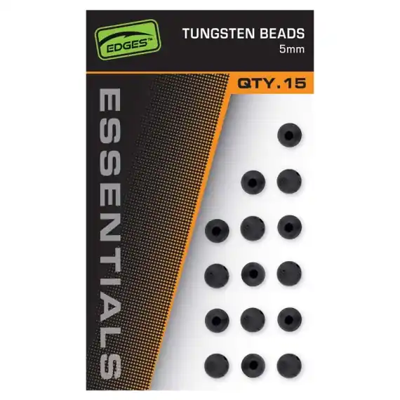 Fox Edges Tungsten Beads - 5mm Premium