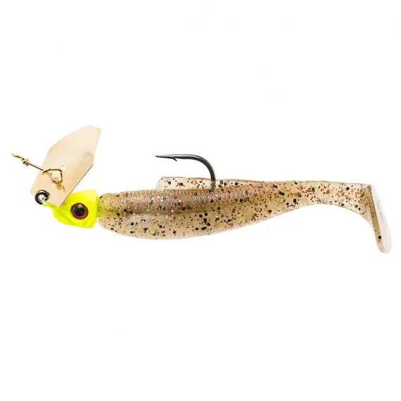Beperkte Voorraad Z-man Diezel Chatterbait 1/4 Oz - Bad Shad (Black Blade/Black Head)