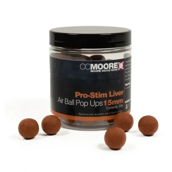 CC Moore Pro-Stim Liver Air Ball Pop Ups - 18mm Op = Op