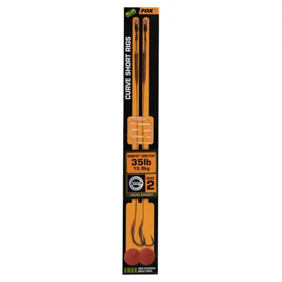 Seizoensaanbieding Fox Edges Curve Short 2 - 35lb Camotex Semi Stiff (2pcs)