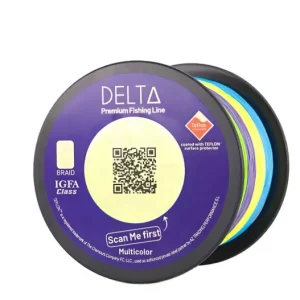 Tijdelijk Beschikbaar DELTA Teflon X8 Braid Multicolour 0.399mm/73.2 LBS 300m