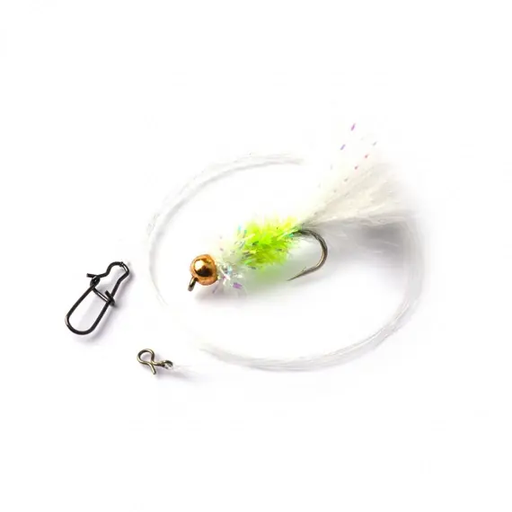 Darts Fly with leader - Dog Nobbler #6 Black Shop Nu