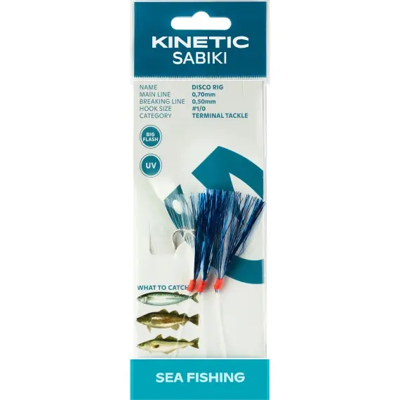 Kinetic Sabiki Disco #1/0 - Blue/White Flash Koop Online