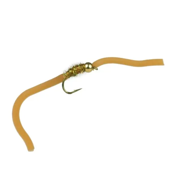 Gratis Retour Squirmy Worm Natural Brown BH # 12