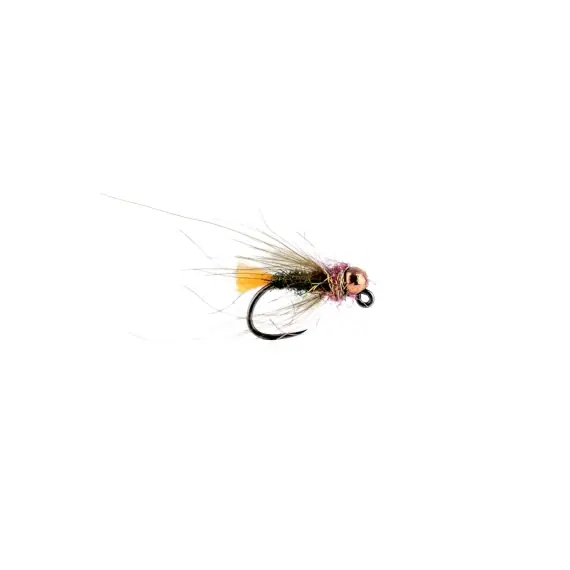 Orange Hot Spot Jig Nymph TB # 12 Korting