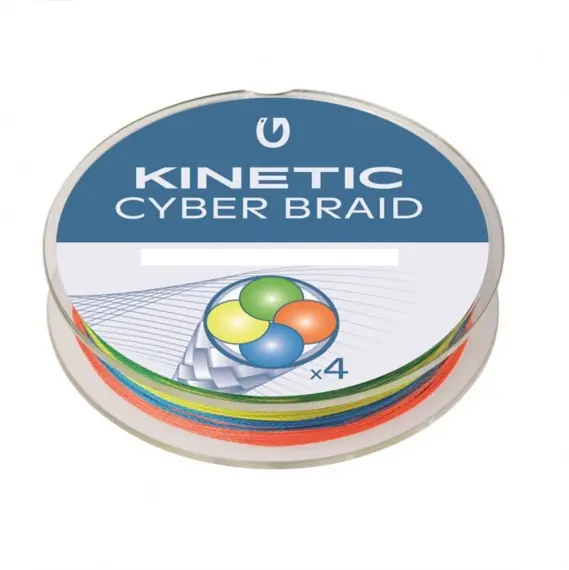 Gereduceerde Prijs Kinetic 4 Braid 300m Multi Colour - 0.40mm
