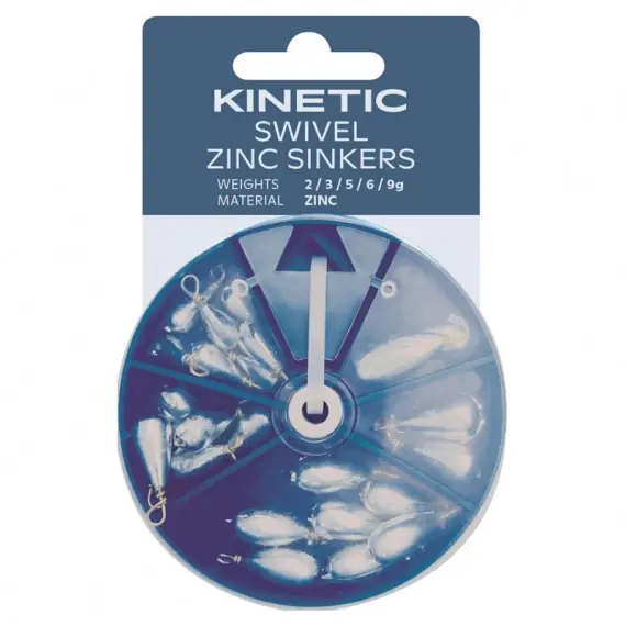 Fabrieksprijs Kinetic Swivel Zinc Sinkers Assortment