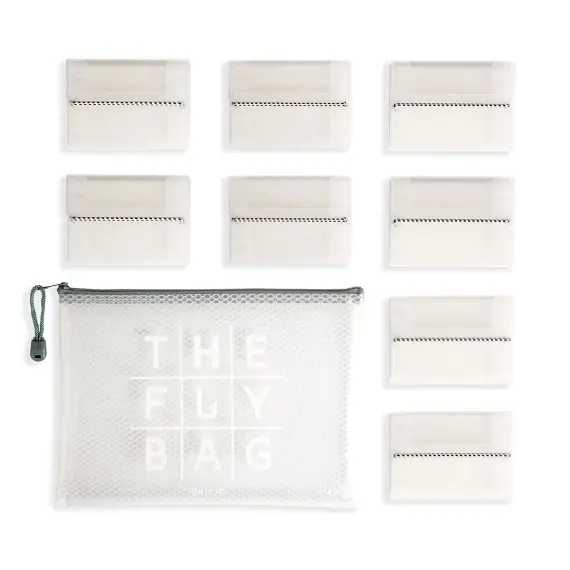 FlyBag 8 x Patch + Case Veilige Betaling