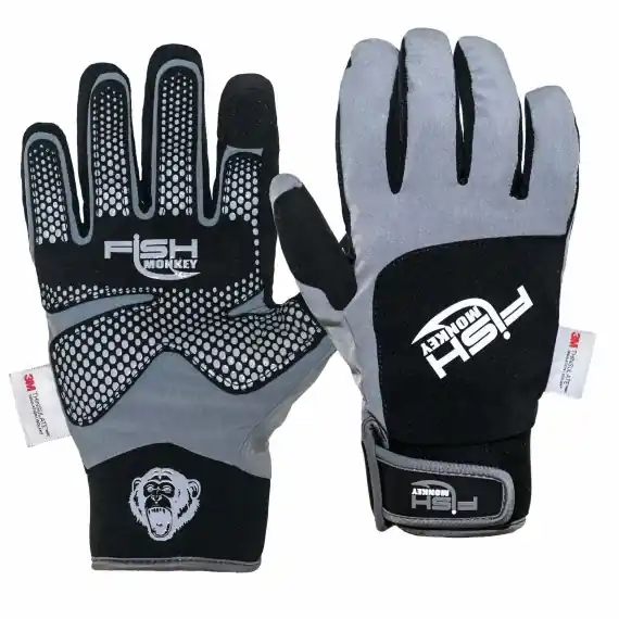 Direct Verzonden Fish Monkey Stealth Dry-Tec Gloves L