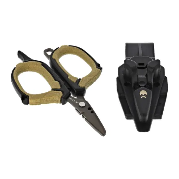 Exclusieve Aanbieding Westin Braid Scissors Incl, Sheath S 3,5''/8,9cm Black Sand
