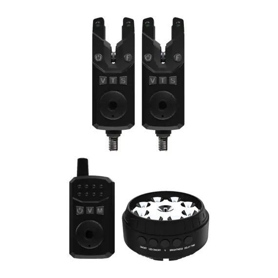 Tijdelijk Beschikbaar Sonik SKS2 Alarm Set 2+1 + Bivvy Lamp