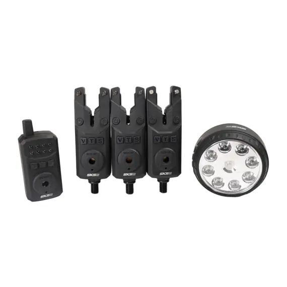 Sonik SKS2 Alarm Set 3+1 + Bivvy Lamp Beperkt Aanbod