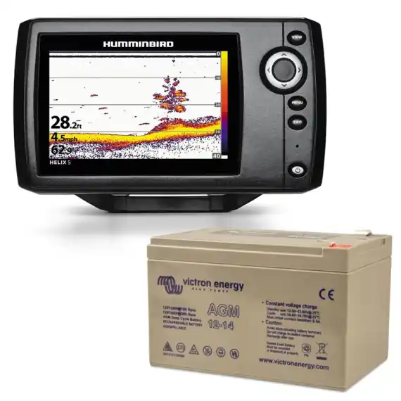 Shop Nu Humminbird Helix 5 Victron 14Ah Battery Combo