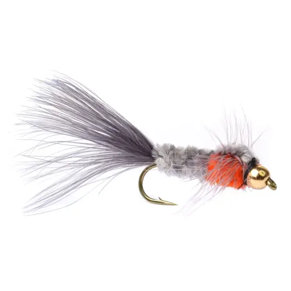 GH Montana Grey/Orange streamer size 8 Op = Op