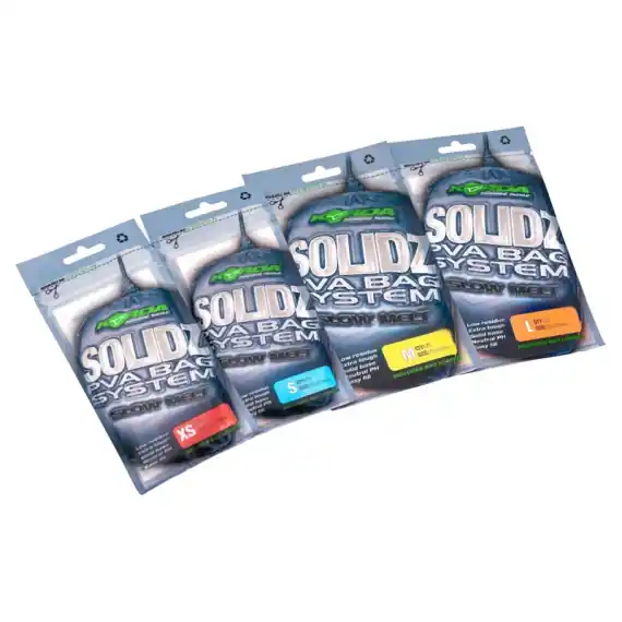 Korda Solidz Slow Melt PVA Bags - L Weekendaanbieding