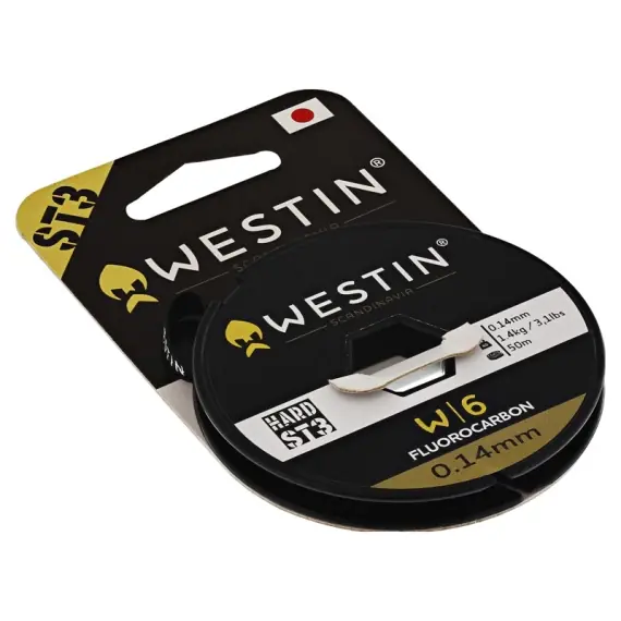 Westin W6 ST3 Fluorocarbon 20m 1.20mm 64.2kg 141.8lbs Clear Superprijs