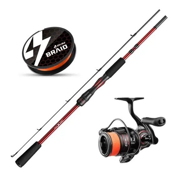 Weekendaanbieding Lake X Perch 7'2'' X-5-25g & Vortex Spinning Combo