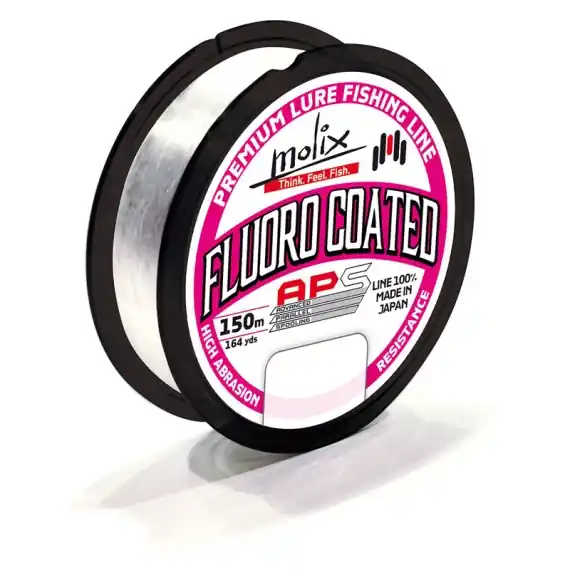 Molix Fluoro Coated APS Clear 150m/164yd - 17 lb, 0.311mm Gecertificeerd