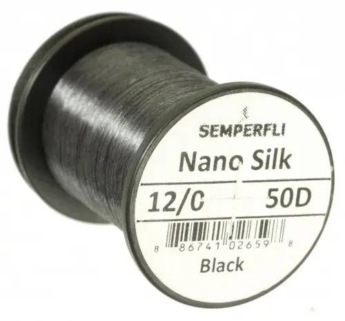Semperfli Nano Silk 12/0 50D - Brown Betrouwbaar