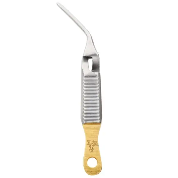 DR Slick Extra-Hand Fly Tweezer 2 1/2'' Self Closing - Curved Merkproduct