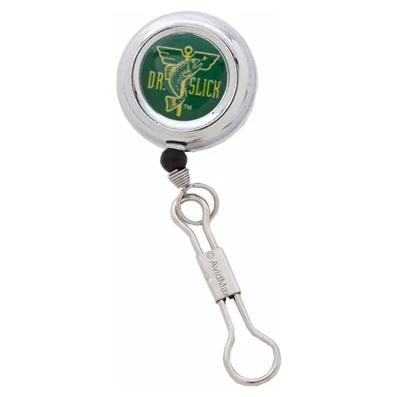 Dr Slick Clip On Reel Silver 8-Ring Finale Uitverkoop