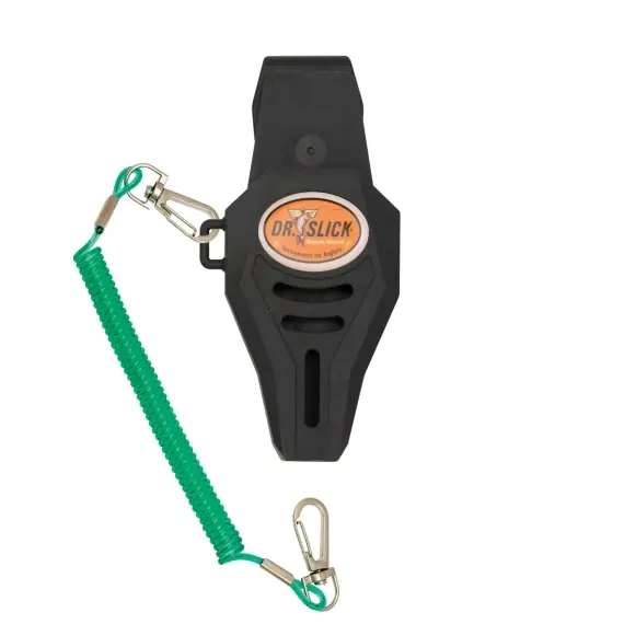 Koop Vandaag DR Slick Holster 5'' w/ Swivel Belt Clip and Full Swivel Coiled Lanyard