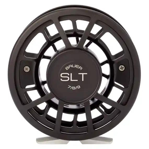 Bauer SLT Fly Reel - Black & Silver #7/8/9 Speciale Aanbieding