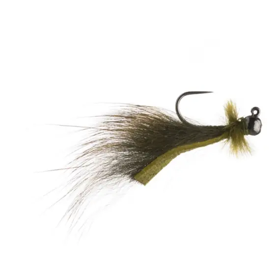 Lage Kosten Umpqua Mini Leech Jig #12 - Olive