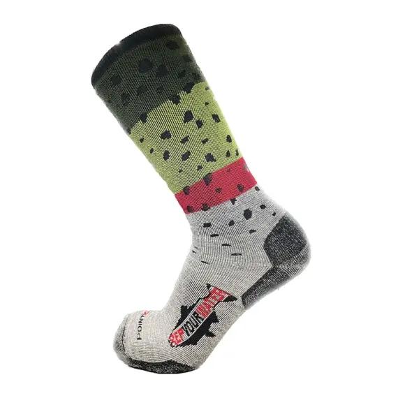 RepYourWater Merino Socks Rainbow Trout - M Hete Deal