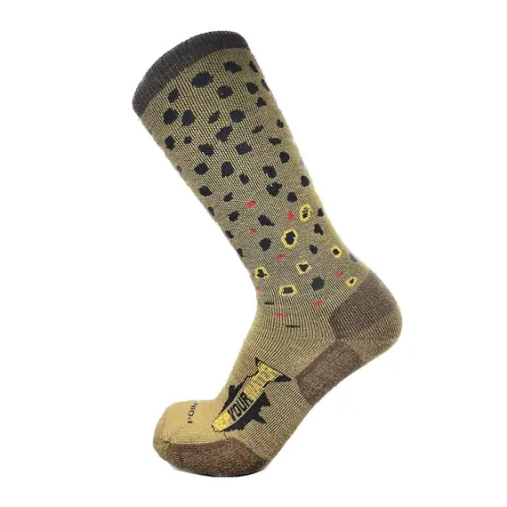 RepYourWater Merino Socks Brown Trout - M Alleen Vandaag