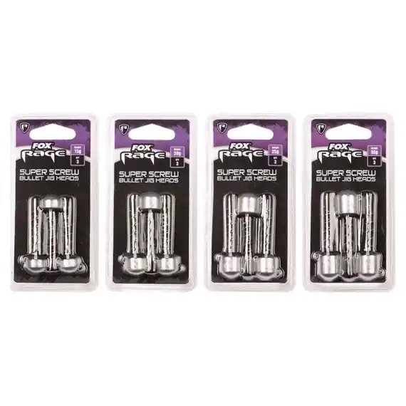 Must-Have Fox Rage Super Screws 3pcs - 15g