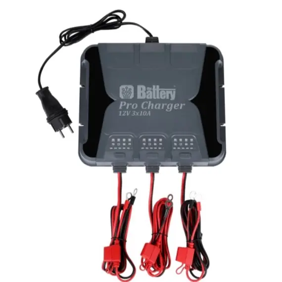 The Battery Pro Charger 12v 3x10A Direct Beschikbaar