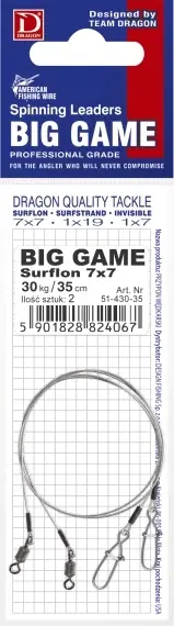 Premium Dragon 7x7 Surflon A.F.W. 30kg Big Game 2-pack 80cm
