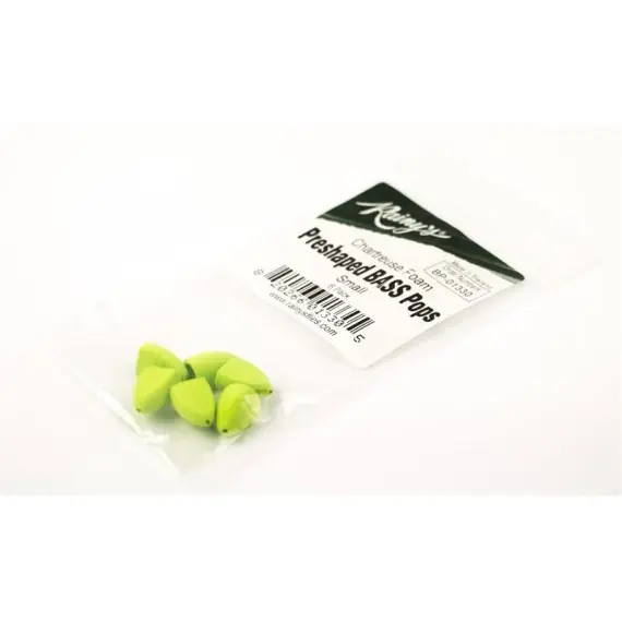 Preshaped Bass Popper Small - Chartreuse Merkproduct
