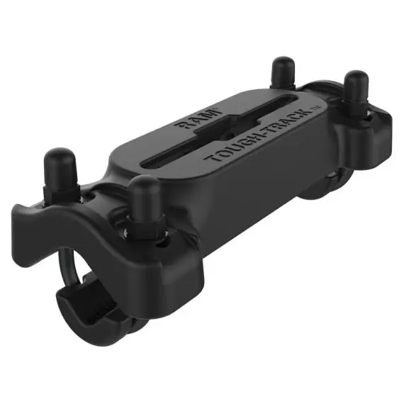 Uitverkoop RAM Tough-Track For Tubes, Fits 5/8'' - 1 1/4'' Diameter Tubes, 12'' Overall Length