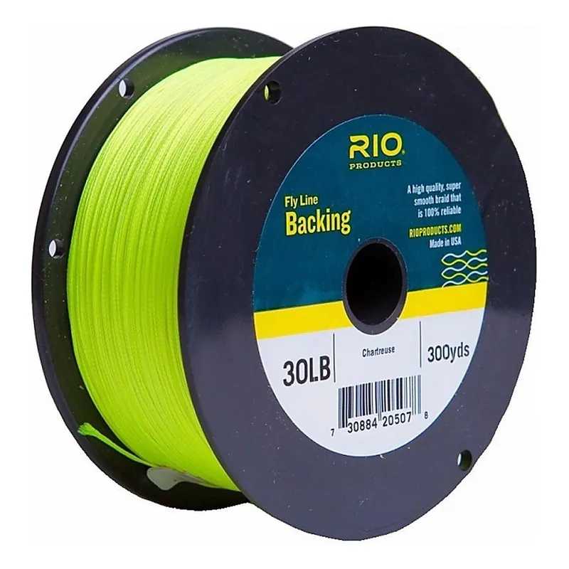 RIO Flyline Backing 30lb 300yds Chartreuse Seizoensaanbieding